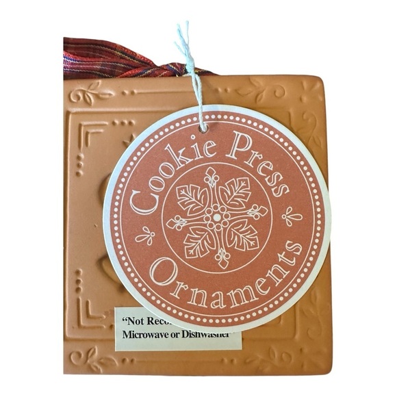 Demdaco Bell Cookie Press Stoneware Ornament - Picture 5 of 6